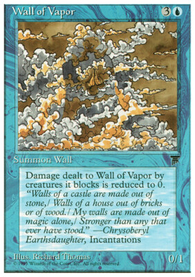 Magic the Gathering MTG Wall of Vapor (27) Chronicles   LP