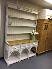 SALE SALE ! Oak Dresser Painted Oak,shelves & Drawers,Furniture Showroom Kent