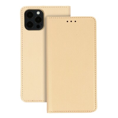 Für Apple iPhone 13 Pro Max - SMART MAGNET Etui HandyTasche Hülle Flip Case GOLD