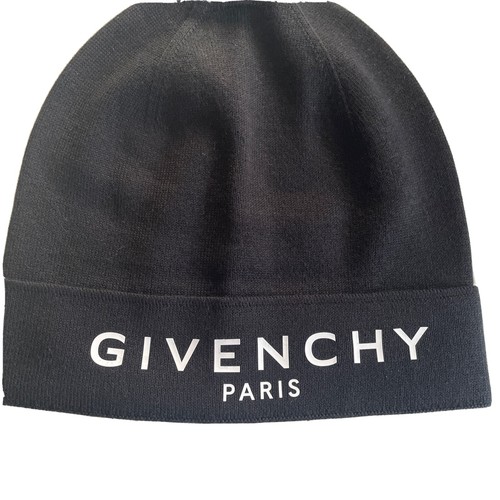 GIVENCHY BEANIE HAT BLACK ONE SIZE LAST 