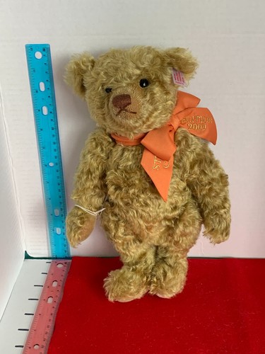 Steiff Teddy Bear 2009 Steiff Collector's Club arco arancione 420979 edizione limitata - Foto 2 di 9