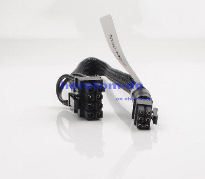 2xNEW 8pin auf Mini 6pin Power Cable PCIe Mac Pro Graphicscard Grafikkartenkabel