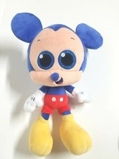 Authentic Disney Parks Merchandise 12" Plush Mickey Mouse Big Sparkle Eyes EUC