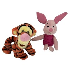 Disney Piglet And Tigger Plush Animals - set of 2 - from Winnie the Pooh