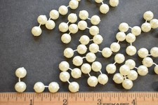 30 Large  1/4"  BEIGE Plastic Mono Eyes for Fly Tying