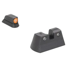 MEPROLIGHT Hyper-Bright Fixed Night Sight Set for  CZ P10 - Orange Ring/Green