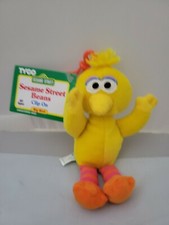 Sesame Street 1997 Beans Plush Figure "7" Big Bird New with Tag TYCO
