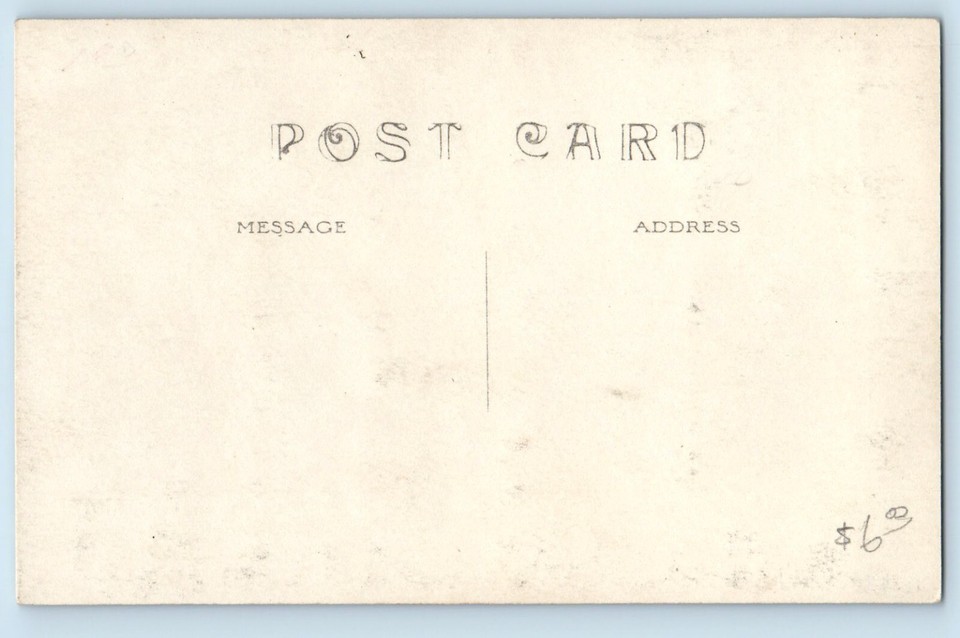 Hawarden Iowa IA Postcard RPPC Photo High School Building Campus c1910