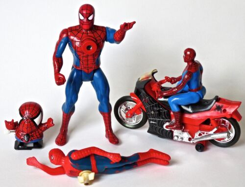4 Cool Spiderman Windup and Battery Toys. Marvel. China; Hong Kong - Picture 1 of 9