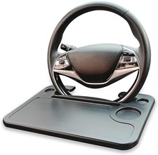 C Steering Wheel Desk Laptop Tray Eating Food Table Mount Work Stand Holder