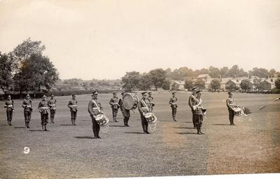Bedford School OTC Inspektion 1928 (B) unbenutzt RP alter PC