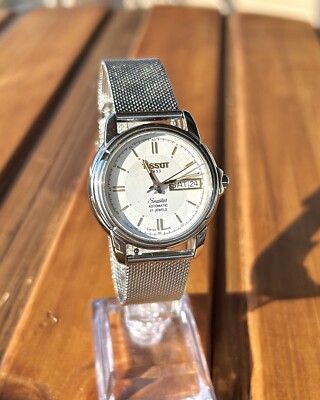 Vintage Swiss Watch Tissot Seastar 1853 Automatic 21 Jewels Retro Wristwatch