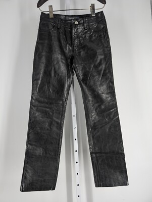 GAP Vintage Y2K AW 2000 Black Low Waist Boot cut Leather GAP Vintage Y2K AW 2000 Black Low Waist Boot cut Leather