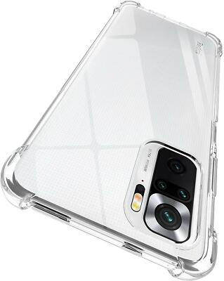 Cover Trasparente Per Redmi Note 10 / 10S E Poco M5S: Custodia Morbida Antiurdo Con Bordo Color Lavanda