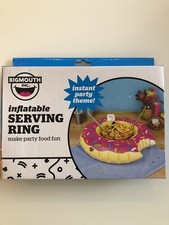Bigmouth Aufblasbarer Donut Servierring Schwimmende Getr&auml;nkehalter Essenhalter