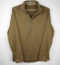 Condor Base II Zip Pullover Men's Size Large Tan Half Zip Thumbholes