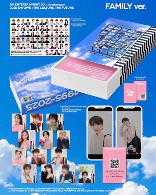 SMTOWN 2025 THE CULTURE THE FUTURE FAMILY Ver. QR Card+65p Card+ SMTOWN 2025 THE CULTURE THE FUTURE FAMILY Ver. QR Card+65p Card+