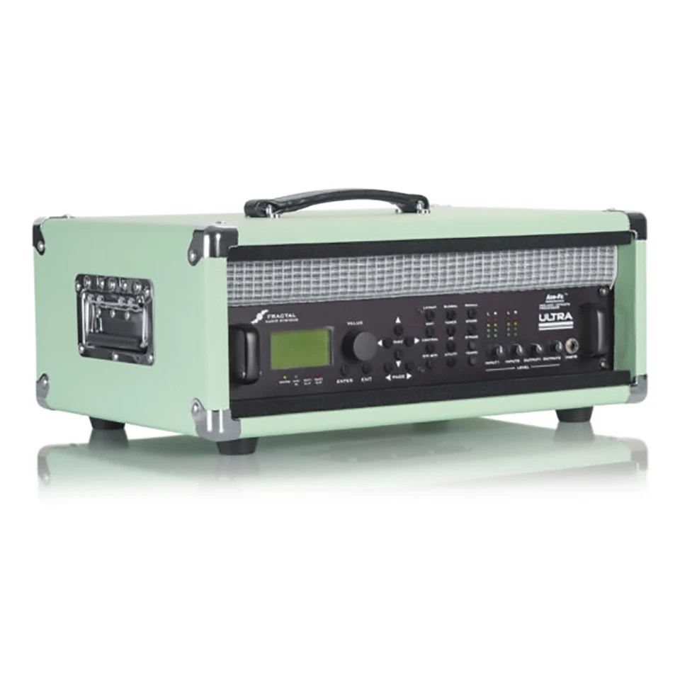 Gator Cases Retro GR-RETRORACK-3SG Vintage Amp Vibe Rack Case, 3U Seafoam Green - Image 3 of 4