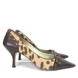 coach leopard heels