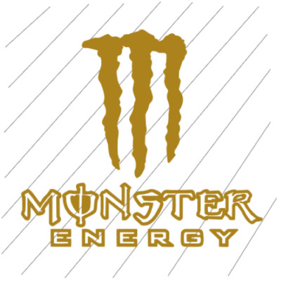 MONSTER ENERGY LOGO AUFKLEBER VINYL STICKER GRÖSSE WÄHLBAR AUTO VAN WAND SCHLAFZIMMER