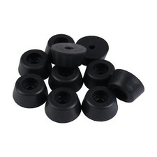 10pcs Rubber Feet Bumpers Amplifier Speaker Cabinet Leg Pads, D22x16xH11mm
