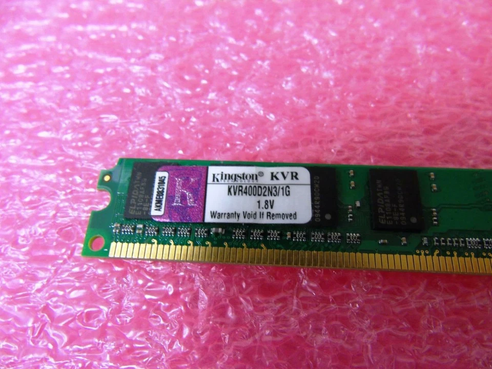 Kingston -  KVR400D2N3/1G 1GB 128M x 64-Bit DDR2-400 CL3 240-Pin DIMM Memory - Image 2 of 4