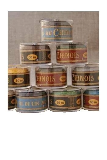 Bordado de lino, hilos de coser a mano