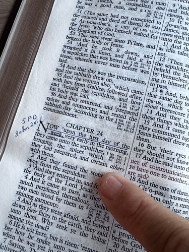 The Holy Bible Red Letter Verse Reference Condordance New & Old Testament READ - Picture 11 of 15