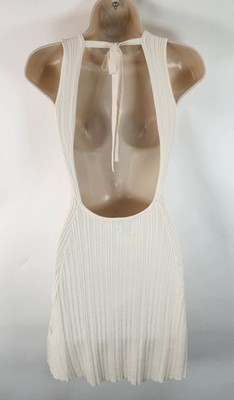 mayok mini dress cream Mayok Backless Mini Dress | Cream | Womens
