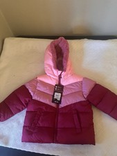 Girls Swiss Tech Puffy Coats Various Sizes