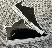 SUPRA FOOTWEAR SHOES Gear Clothing Small Glossy Promo STICKER Surfing Skateboard
