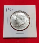☆1964 Kennedy Half Dollar Silver BU Luster & Cartwheel - White☆