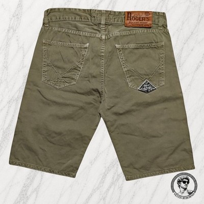 ROY ROGERS Jeans kurze Shorts Herren grün Bermuda 529 Größe 30 / 44 DEU 