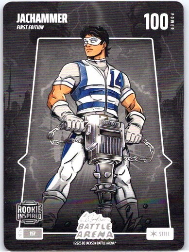 2026 Bo Jackson Battle Arena Jackhammer 1st Edition RC Jac Caglianone Steel