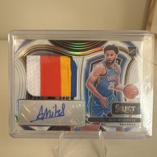 AJAY MITCHELL 2024-25 SELECT RPA ROOKIE 4 COLOUR PATCH WHITE RC AUTO /49