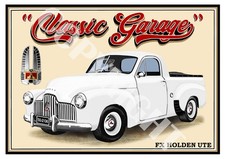 NEW Classic Garage FX Holden Ute tin metal sign