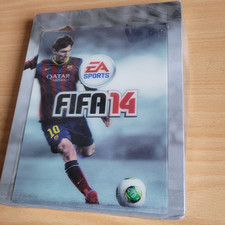 FIFA 14 Limited Hologram Steelbook Collector Case + Messi Holgram PS3 No Game