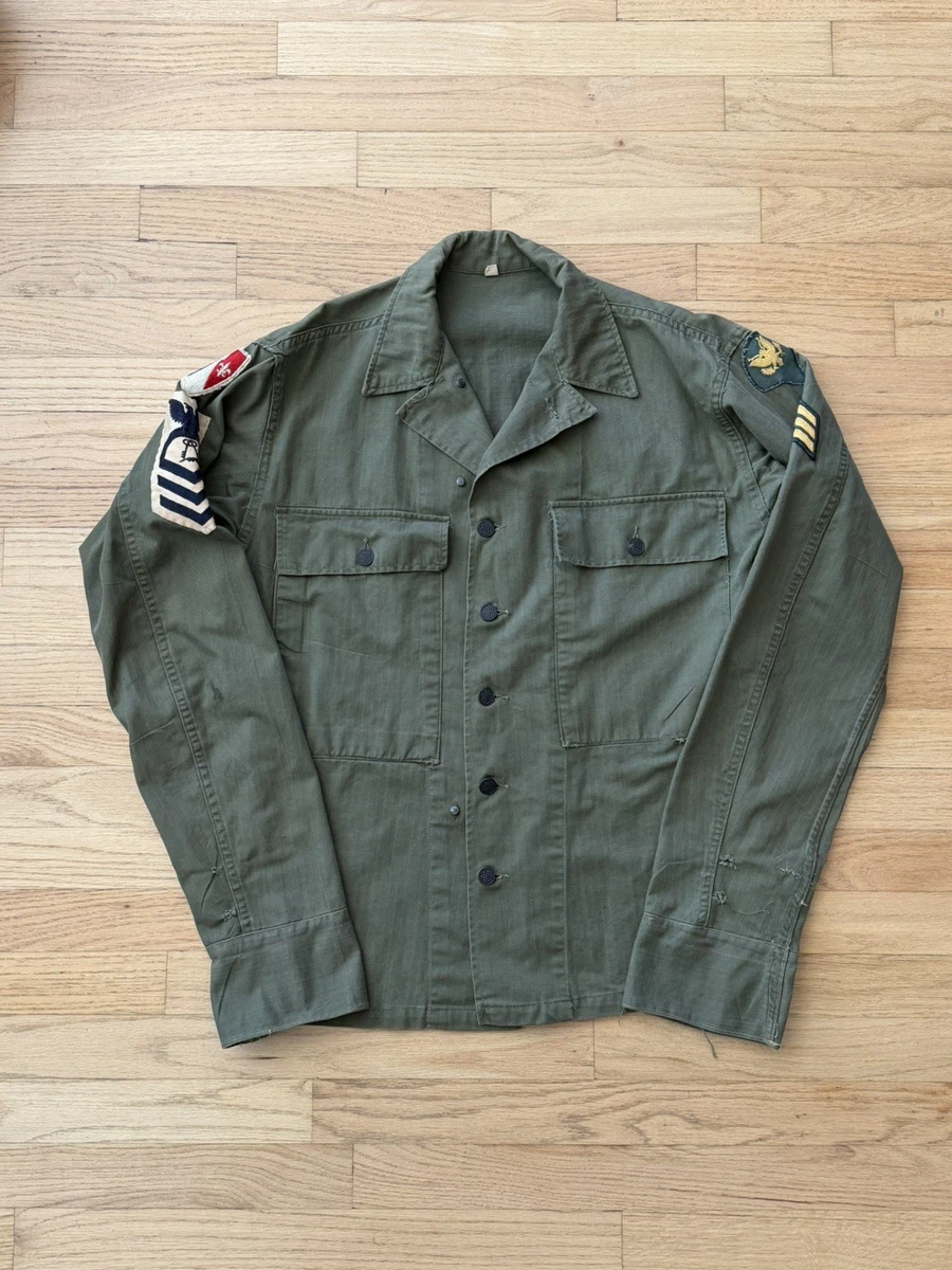 n様　OBLADA REMAKE WASHED MILITARY JACKET Herringbone Military Jacket Coats, Jackets & Vests for Men for