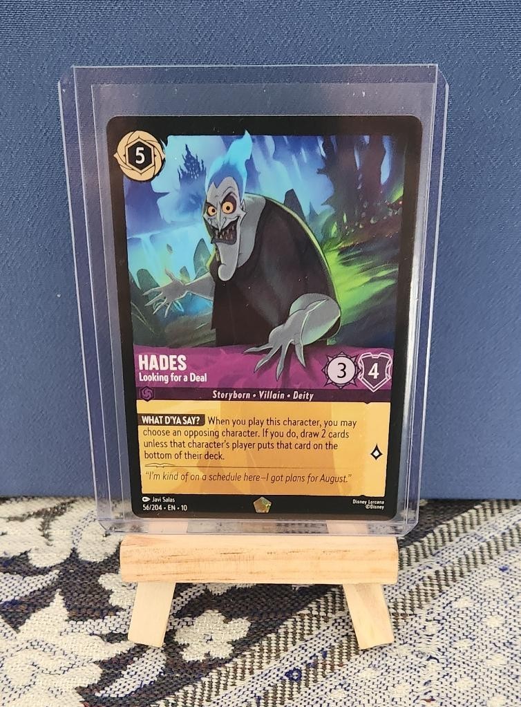 Disney Lorcana TCG - Whispers in the Well Hades Looking For A Deal - 56/204