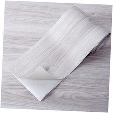 15 Sq.ft Peel and Stick Floor Tiles, 10Pcs Luxury Vinyl Plank White/Grey