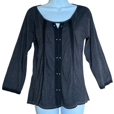 Hand-Dyed Vintage Y2K Katie s Kloset Beaded Lace Blouse M