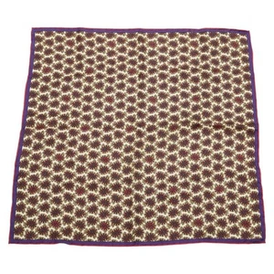 Foulard femme GUCCI motif cachemire violet multicolore