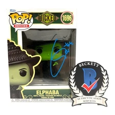 Cynthia Erivo Signed Autograph Wicked Funko Pop 1696 Beckett BAS Elphaba