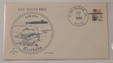 USS Guitarro (SSN 665) 10th birthday September 9 1982 Mare Island California