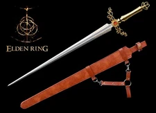Handmade Elden Ring Sword – Carbon & Stainless Steel Cosplay Weapon Prop