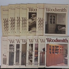 Woodsmith: Notes from the Shop Lot of 15 Issues Vintage 80s  90s Woodworking