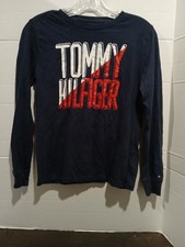 Boys Size Large 12-14 Tommy Hilfiger Long Sleeve Shirt