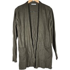 Pink Clover Green Long Sleeve Open Front Cardigan S