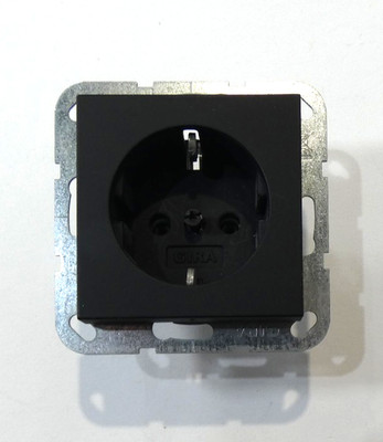GIRA | 0188005 | Schuko socket | System 55 | Matt black