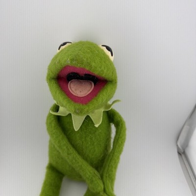 Original 1976 Fisher Price Kermit Plüschtier Stofftier Jim Henson Muppets Frosch